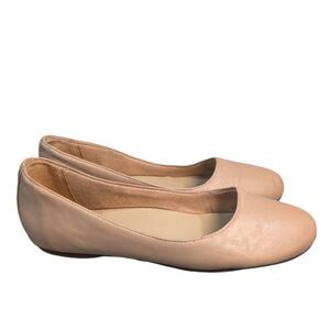 Naturalizer Maxwell Nude blush leather comfort ballet flats womens 7.5